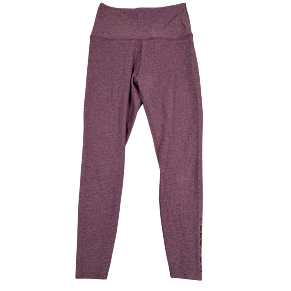 Peloton x Beyond Yoga Womens Spacedye High Waisted Leggings Purple Heathered M